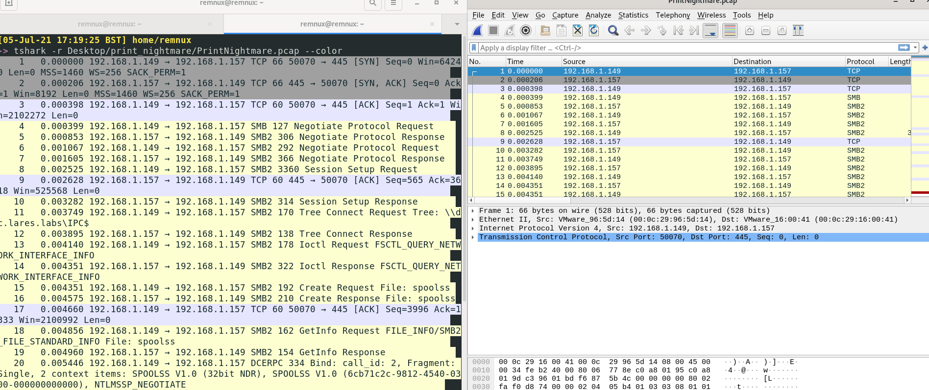 PrintNightmare Network Analysis 6 PrintNightmare Network Analysis 6