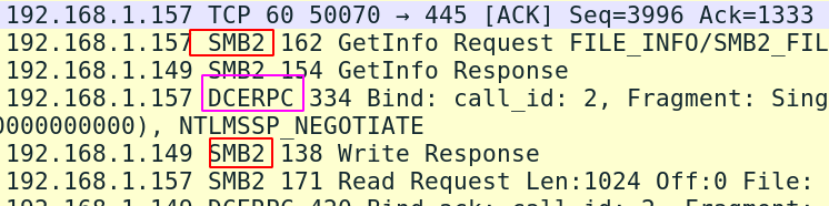 Tshark SMB and DCE RPC Tshark SMB and DCE RPC