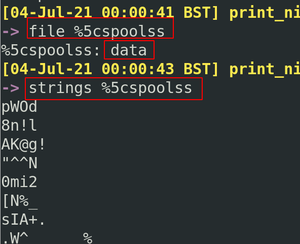 printer spools printer spools